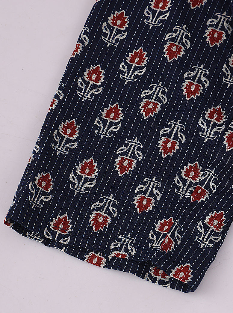 ETHNIC REGULAR FIT KANTHA KURTA - extra image 6