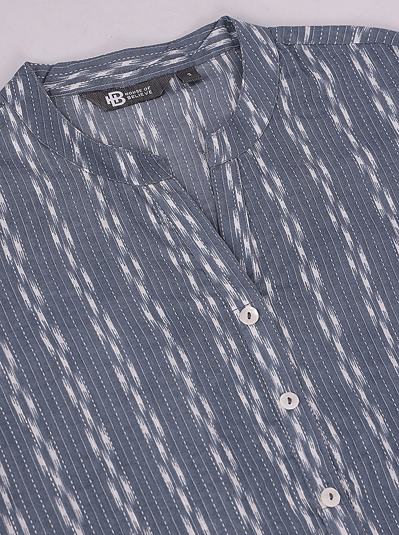 ETHNIC REGULAR FIT KANTHA KURTA - extra image 4