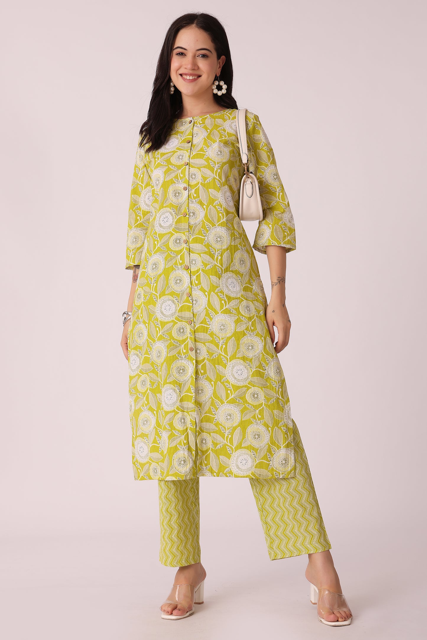 ETHNIC REGULAR FIT KANTHA 2PCS SET - extra image 3
