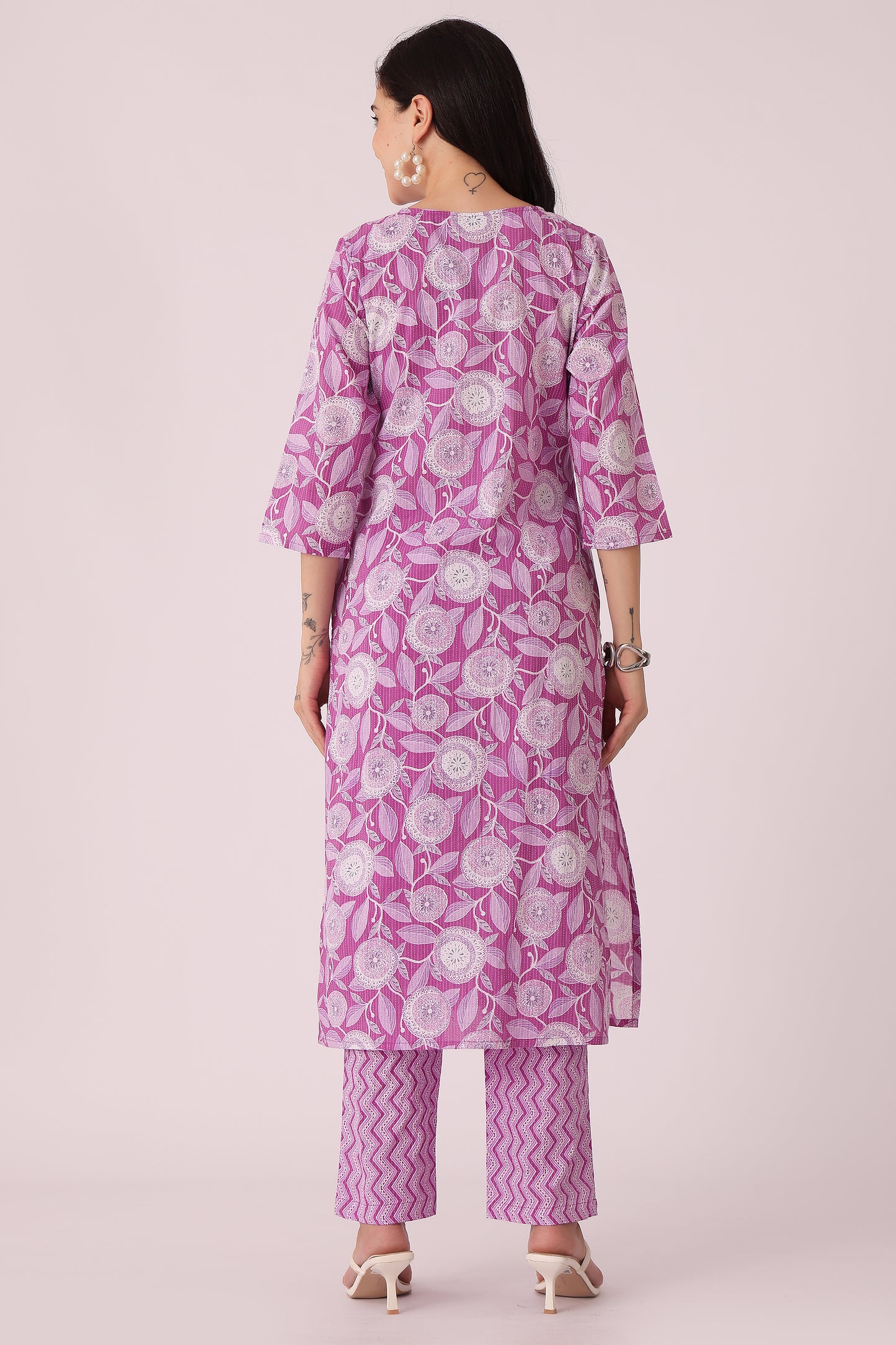 ETHNIC REGULAR FIT KANTHA 2PCS SET - extra image 2