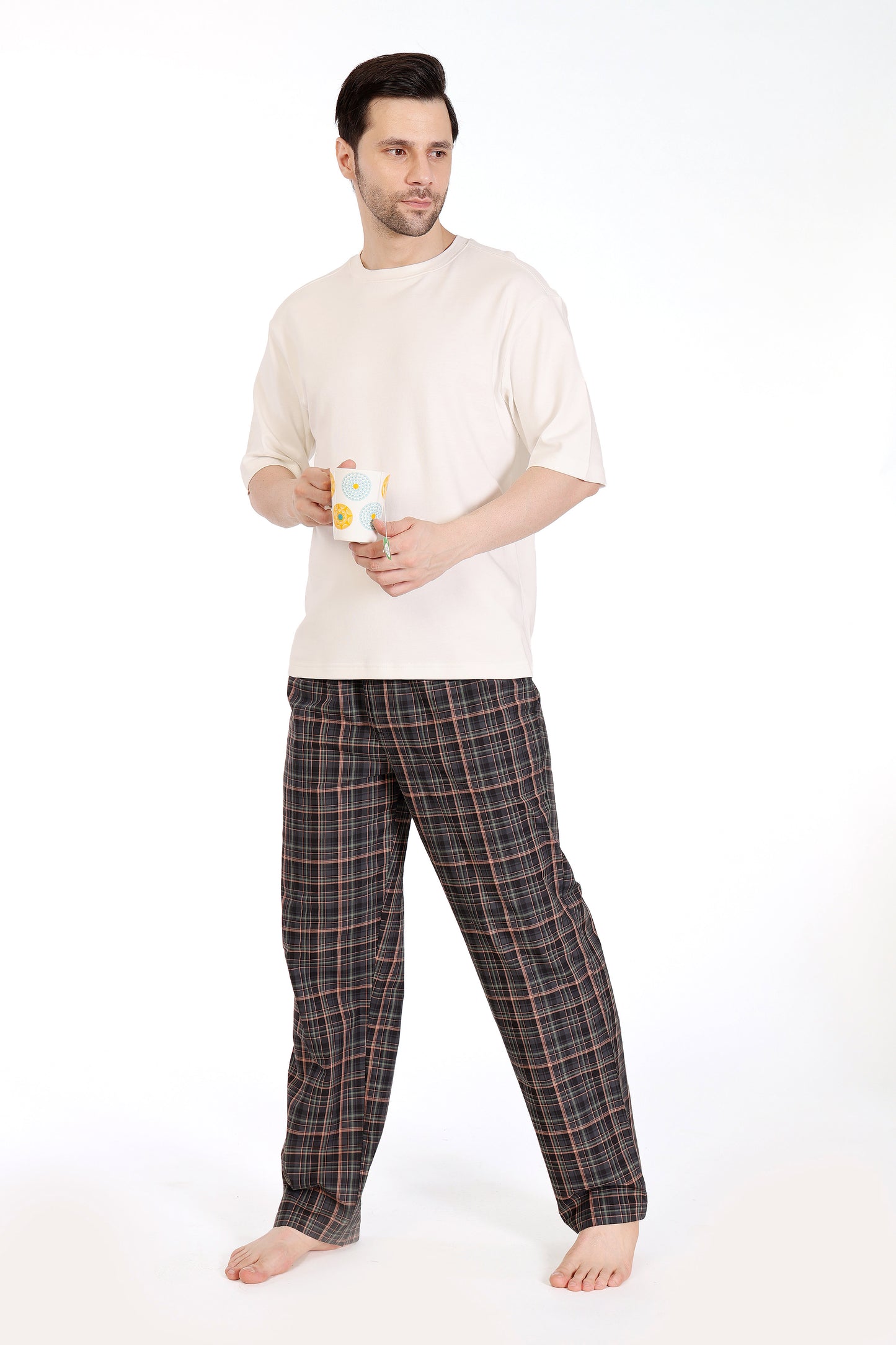 Mens Casual checks Pajama - extra image 5