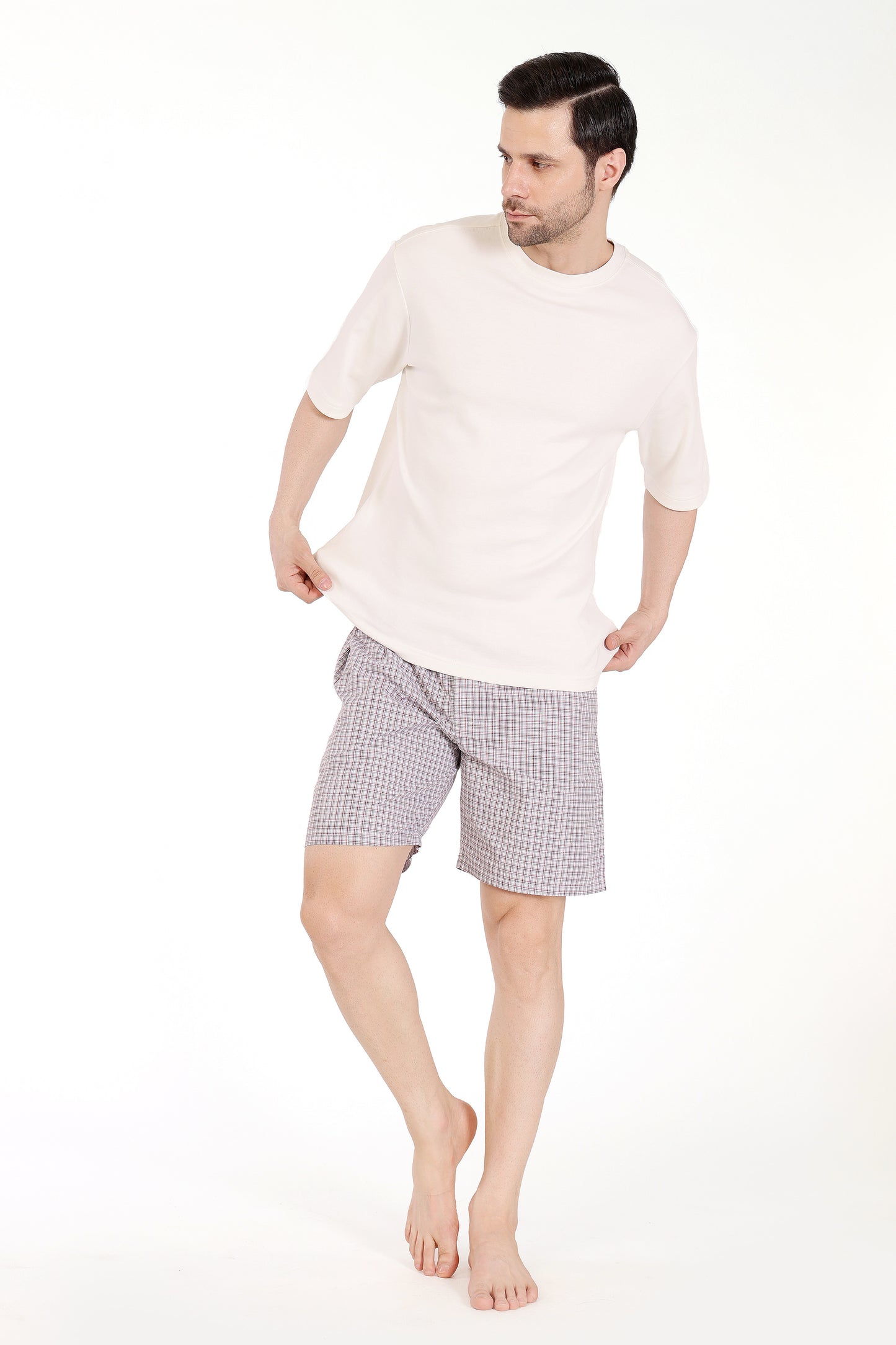Mens Casual checks Boxer - extra image 5