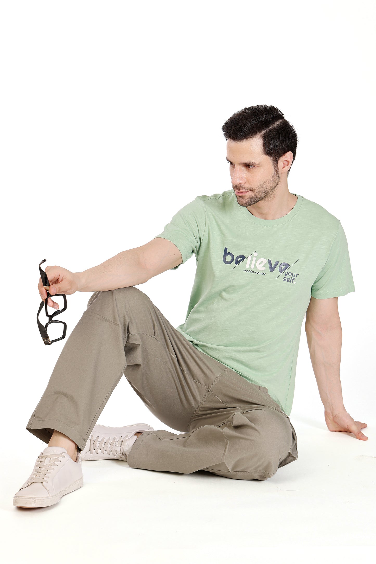 Mens Cotton Slub Graphic Tshirt - extra image 4