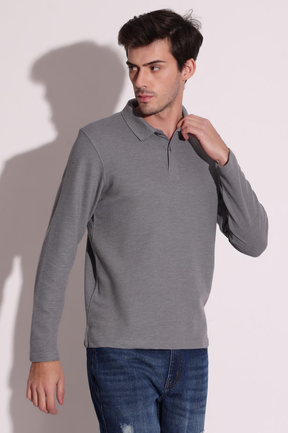 Mens Full Sleeves Polo - extra image 6