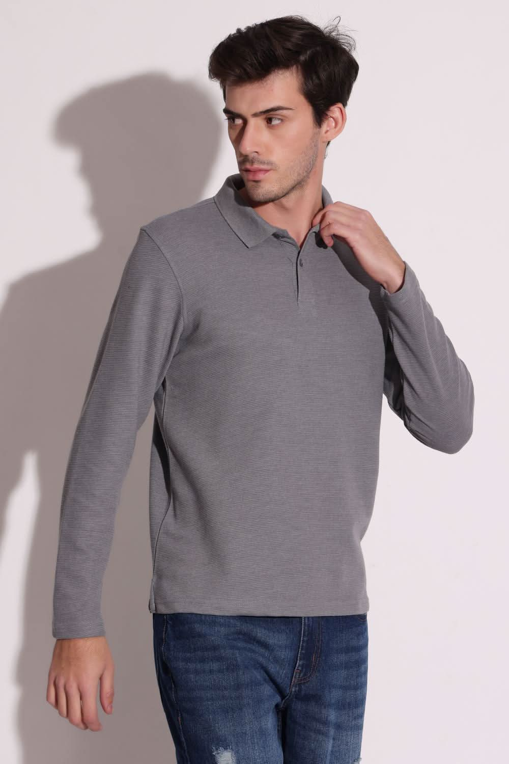 Mens Full Sleeves Polo - extra image 6