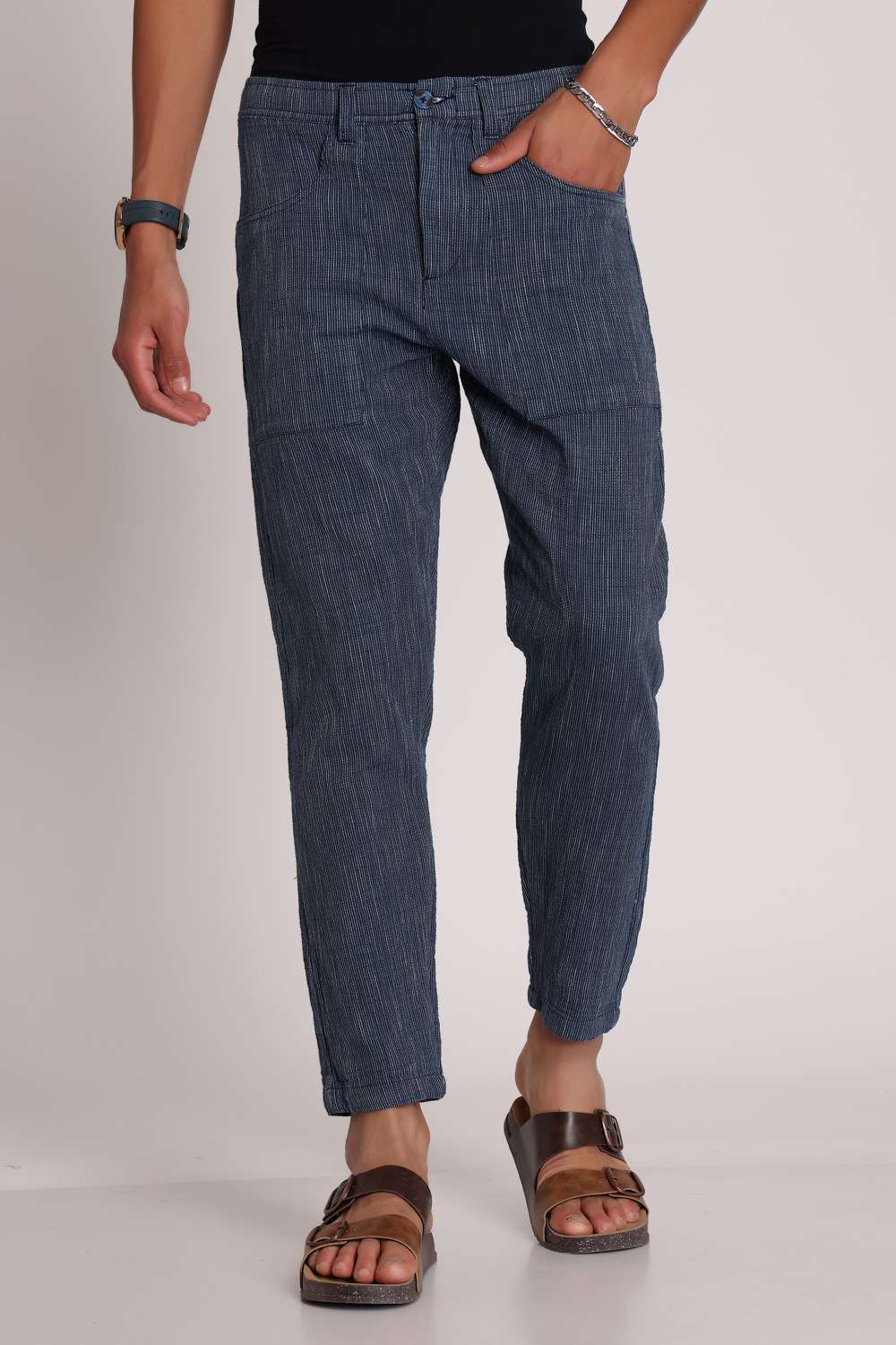 Mens regular fit Chino - Navy