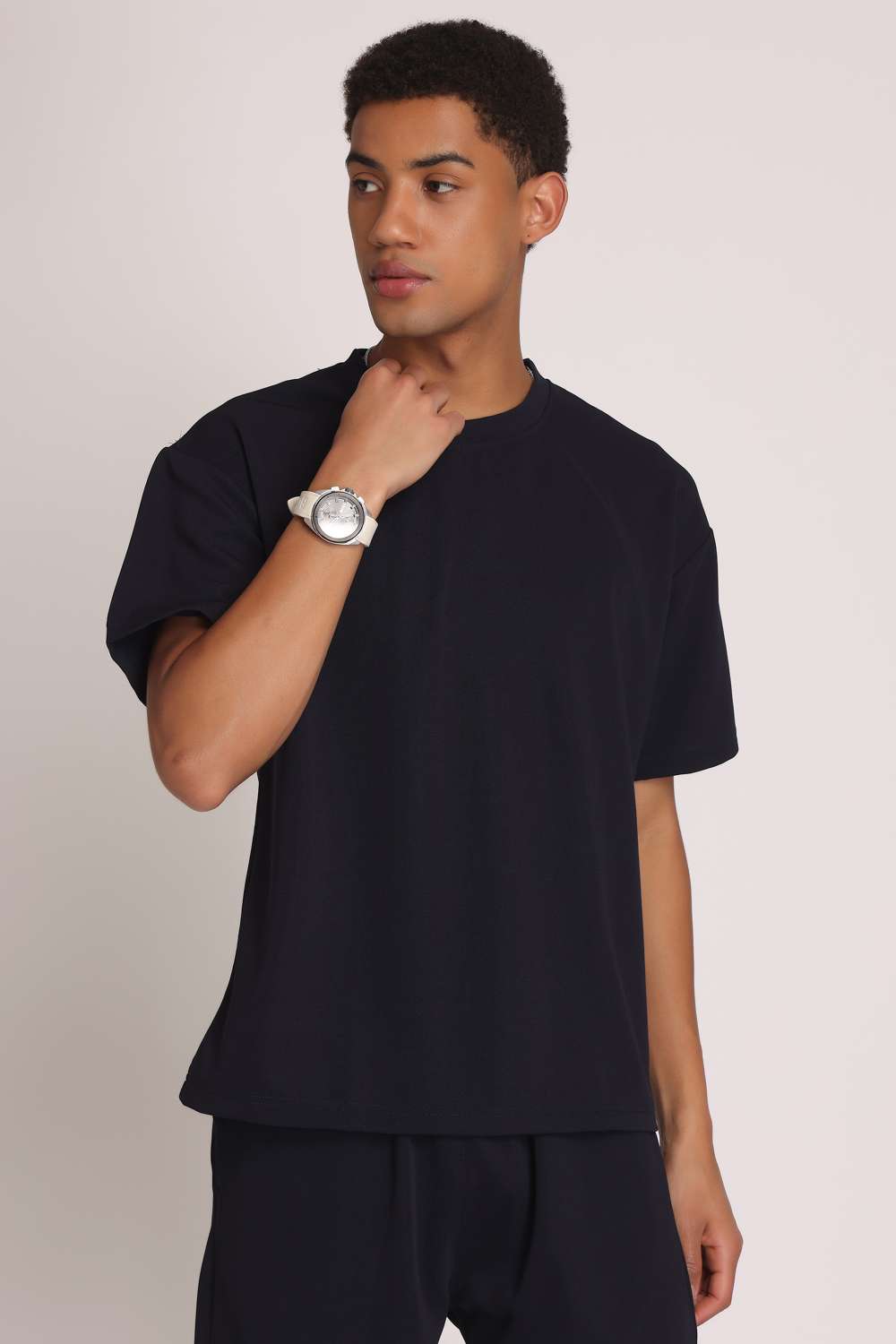Mens Half Sleeve Tshirt - Navy