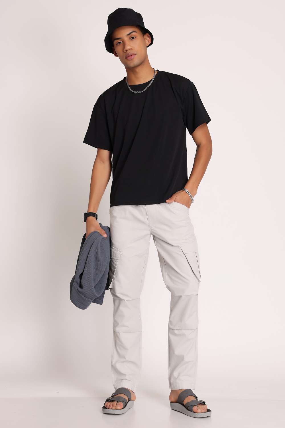 Mens Half Sleeve Tshirt - Black