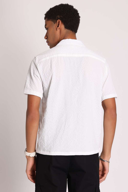Mens Crepe Half Sleeves Shirt