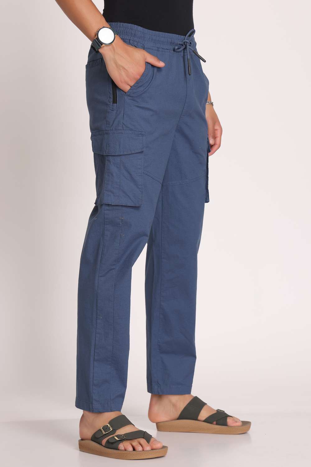 Mens Solid Joggers - extra image 2