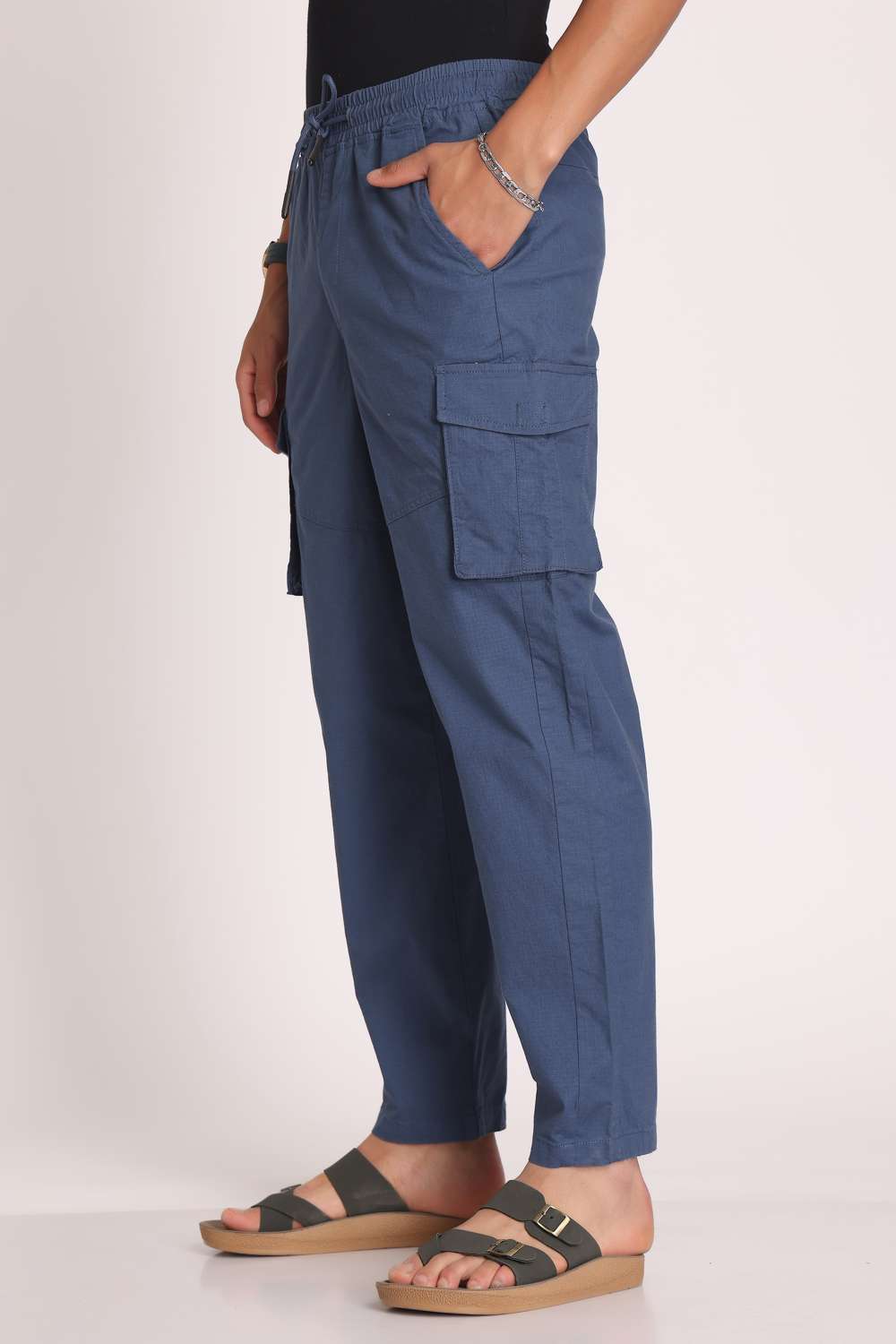 Mens Solid Joggers - extra image 3