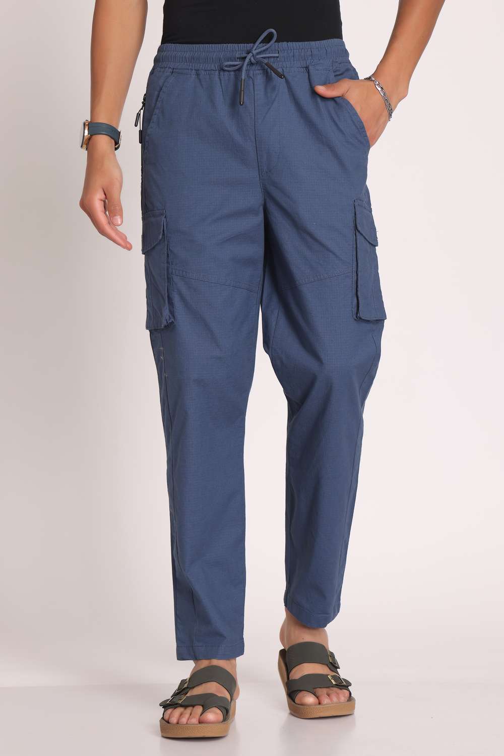 Mens Solid Joggers - extra image 5