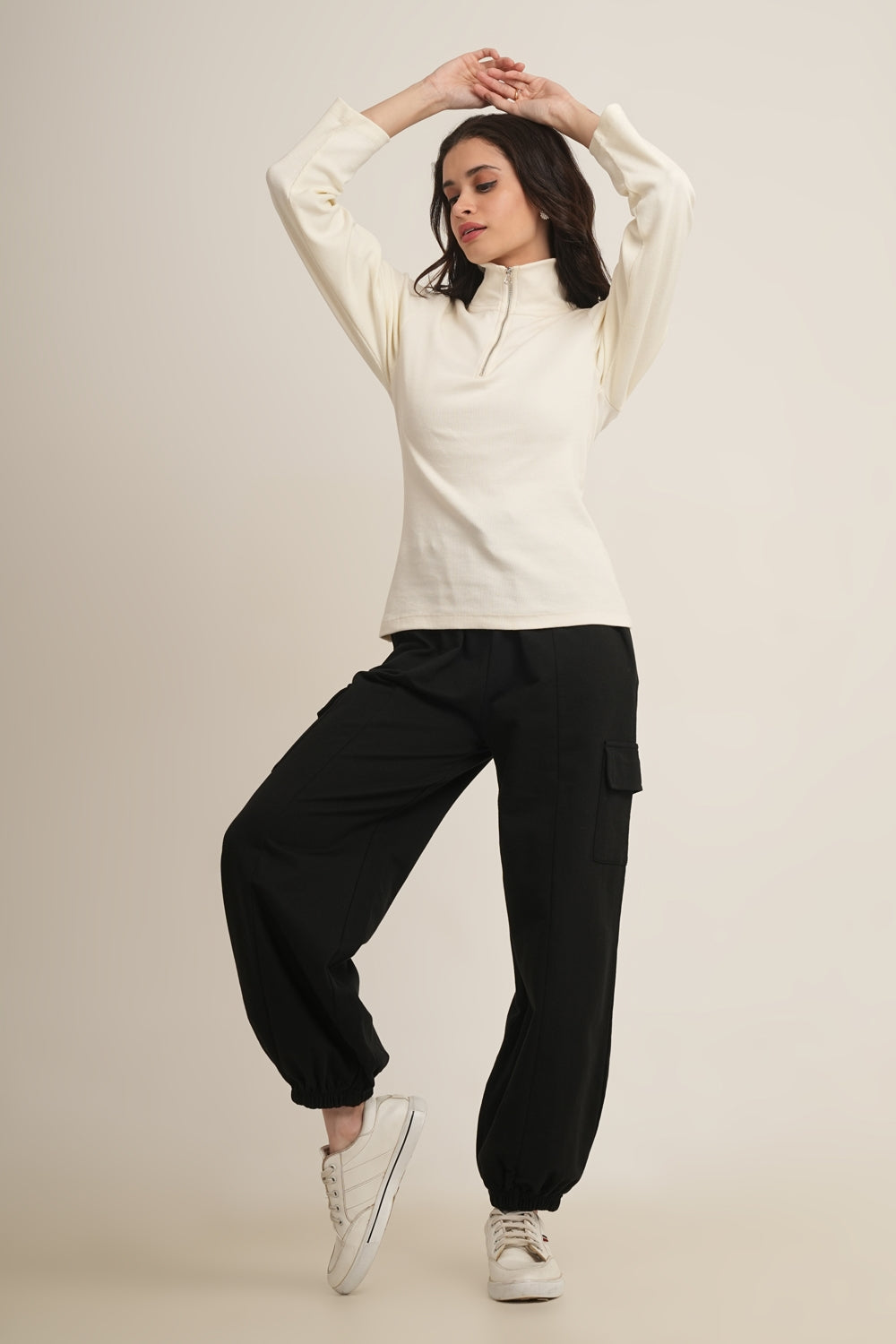 WESTERN REGULAR FIT CASUAL SOLID TRACKPANTS - extra image 3