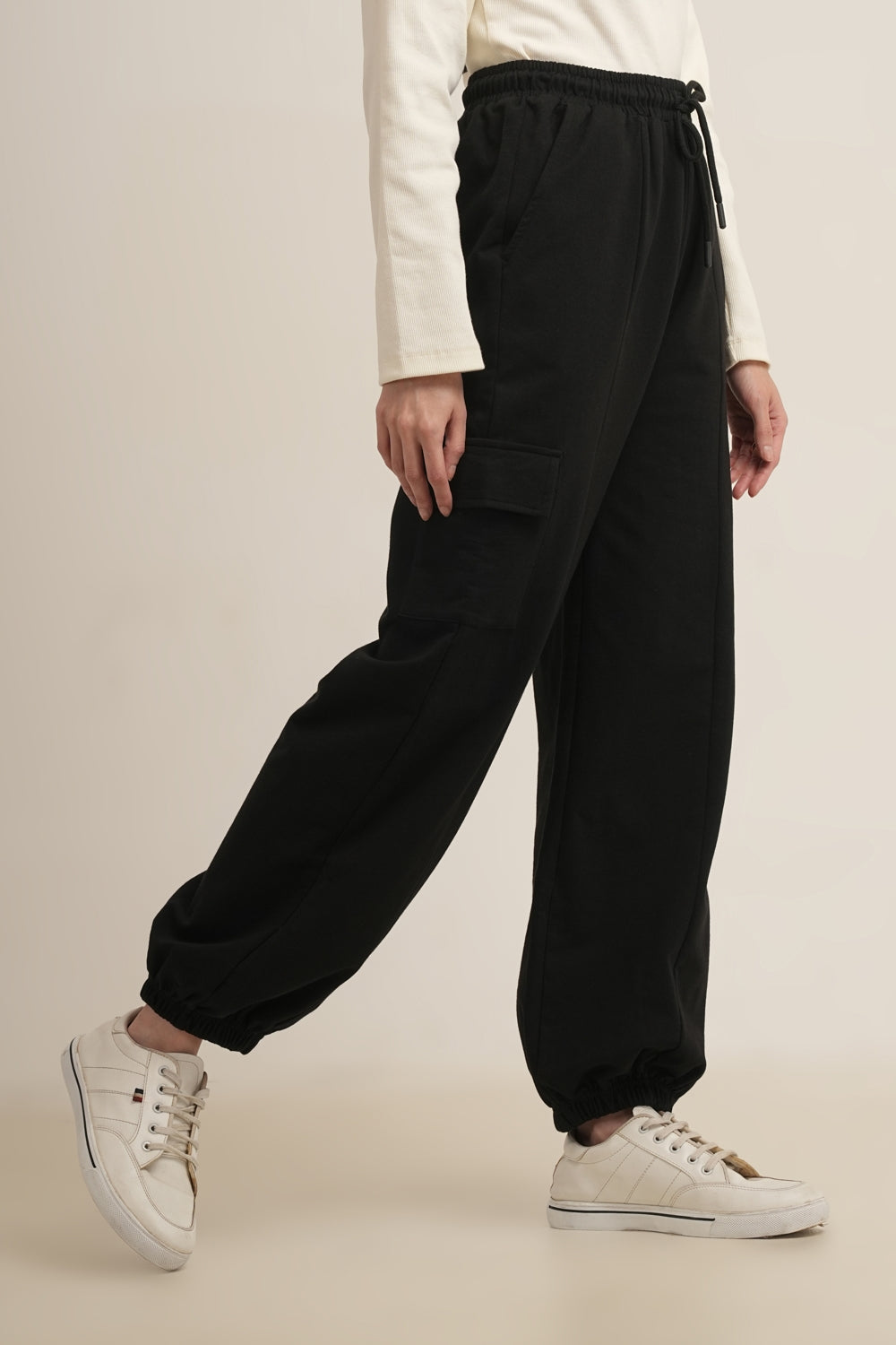 WESTERN REGULAR FIT CASUAL SOLID TRACKPANTS - extra image 5