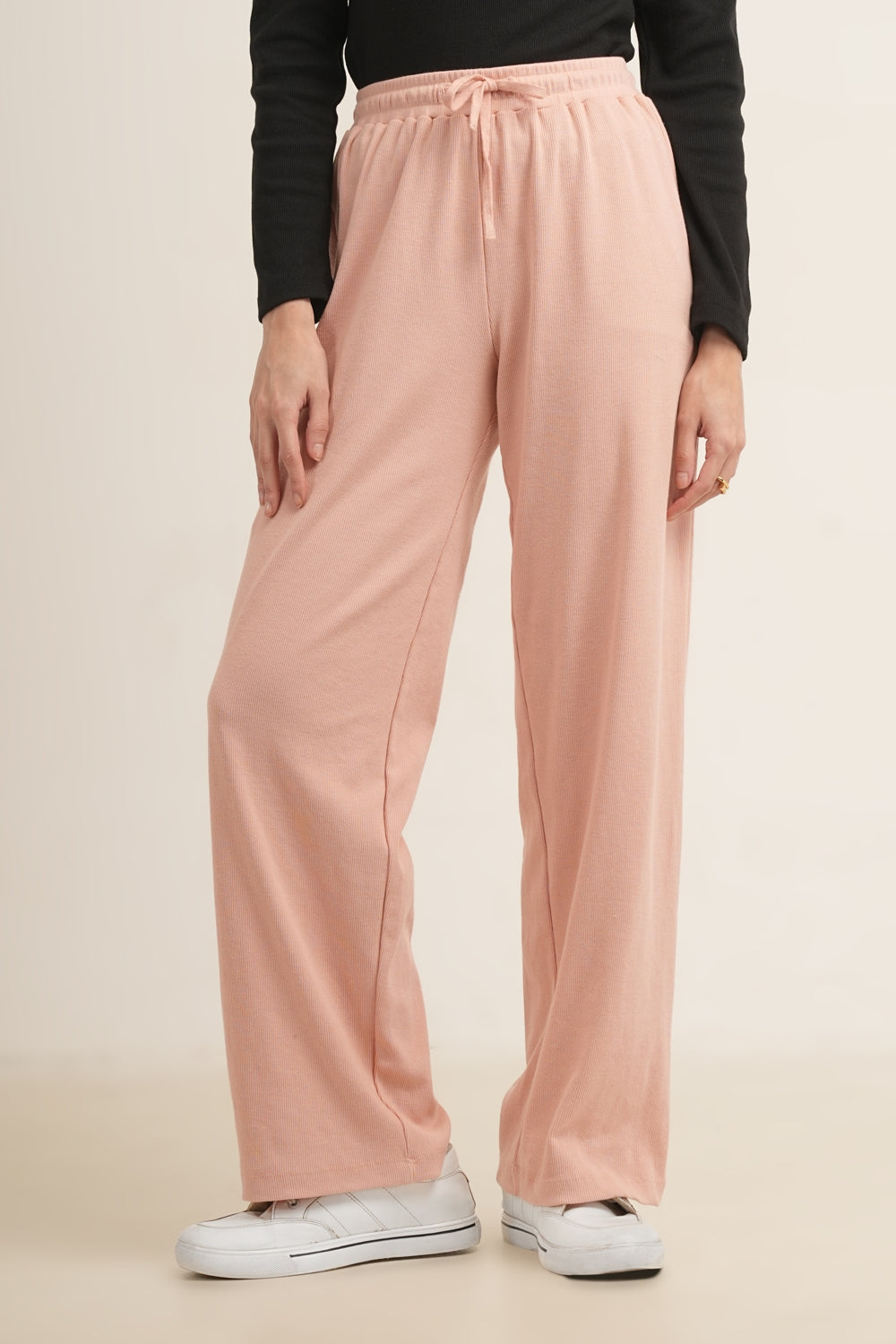 WESTERN STRAIGHT FIT CASUAL SOLID TRACKPANTS - extra image 5