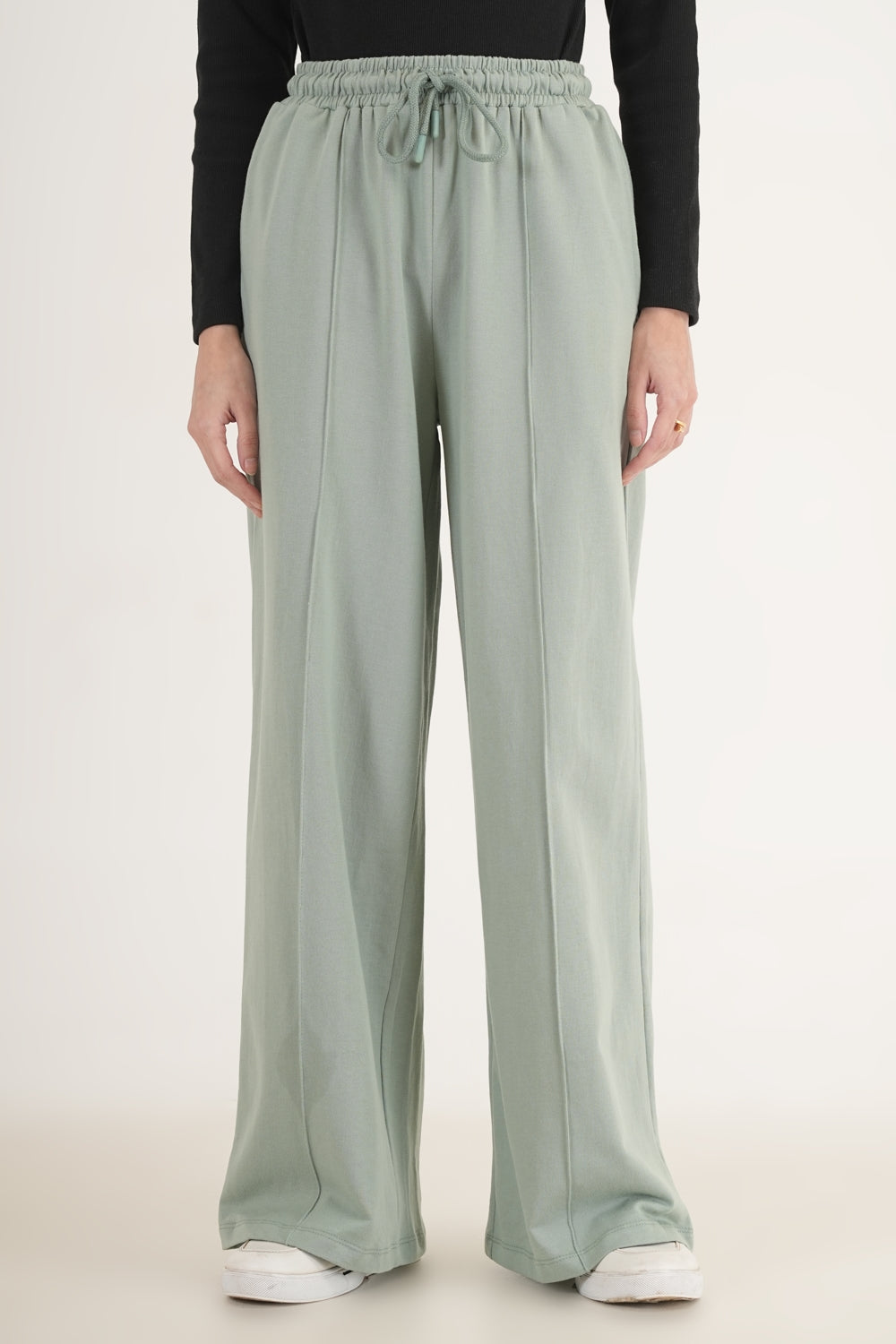 WESTERN STRAIGHT FIT CASUAL SOLID TRACKPANTS - extra image 6