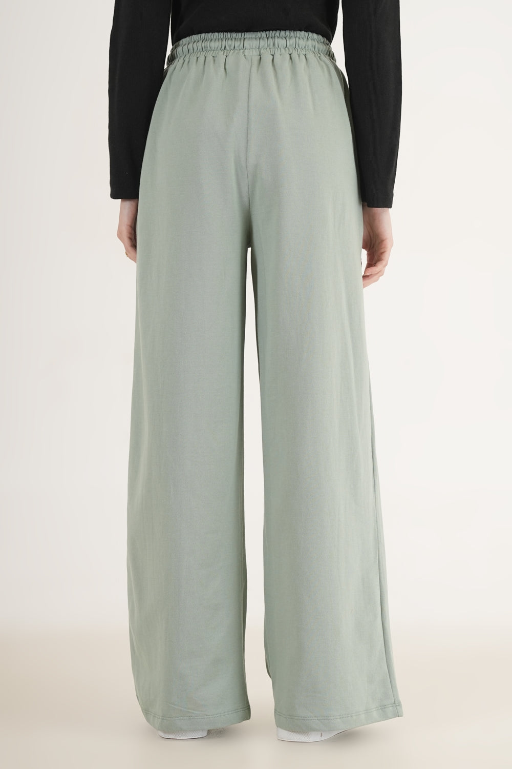 WESTERN STRAIGHT FIT CASUAL SOLID TRACKPANTS - extra image 2