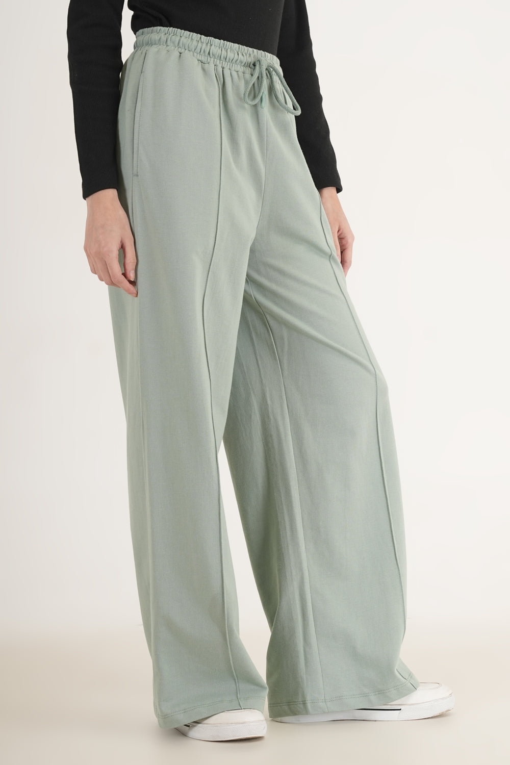 WESTERN STRAIGHT FIT CASUAL SOLID TRACKPANTS - extra image 5