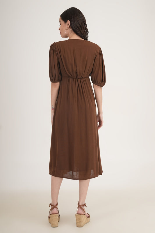 WESTERN REGULAR CASUAL SOLID DRESSES - extra image 2