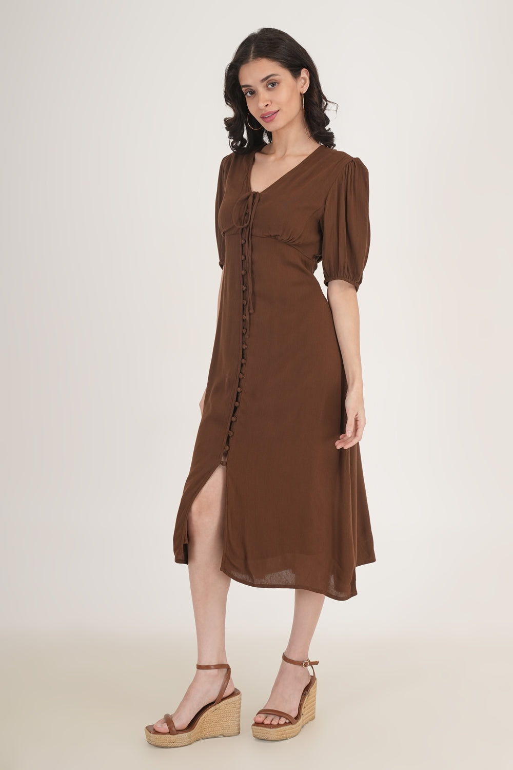 WESTERN REGULAR CASUAL SOLID DRESSES - extra image 4