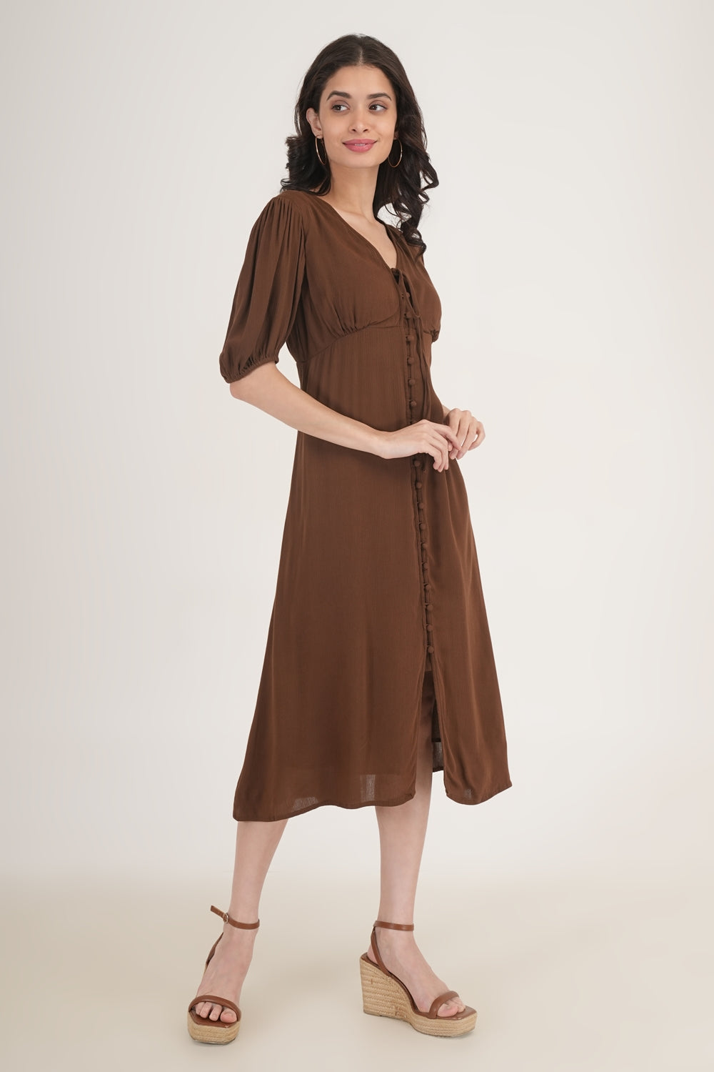 WESTERN REGULAR CASUAL SOLID DRESSES - extra image 5
