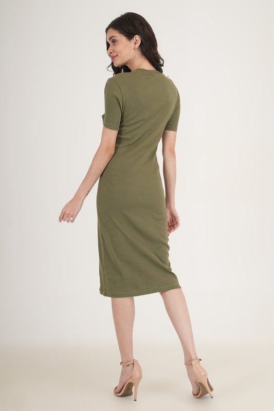 WESTERN SLIM FIT CASUAL SOLID DRESSES - extra image 2