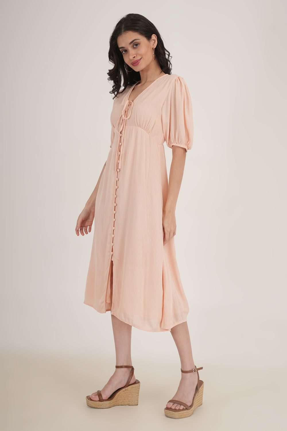 WESTERN REGULAR CASUAL SOLID DRESSES - extra image 4