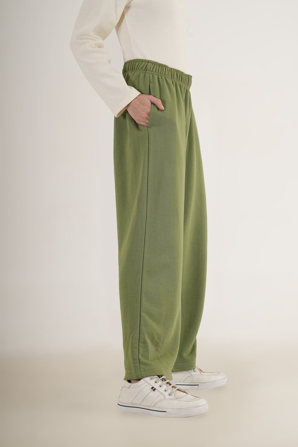 WESTERN STRAIGHT FIT CASUAL SOLID TRACKPANTS - extra image 5