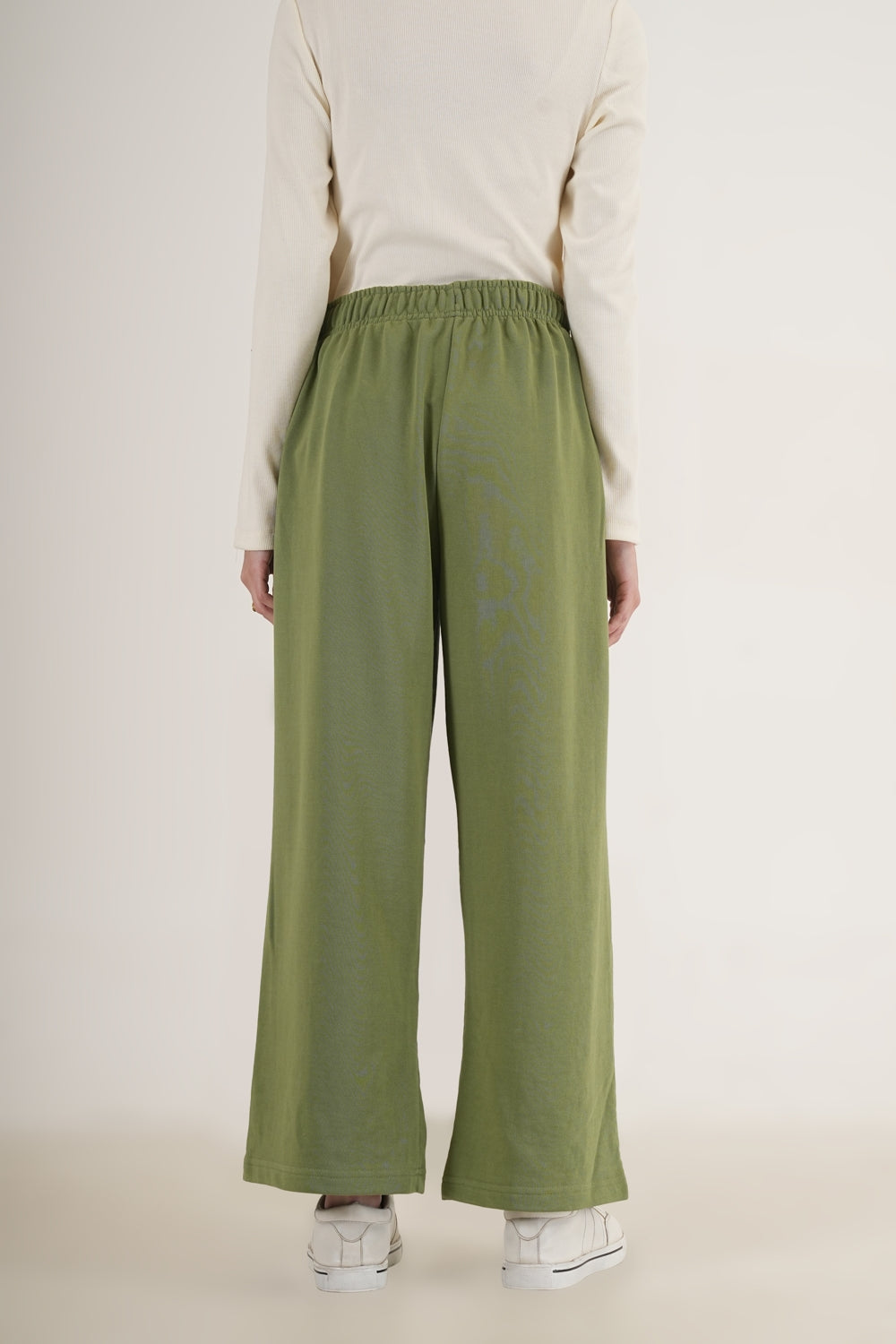 WESTERN STRAIGHT FIT CASUAL SOLID TRACKPANTS - extra image 2