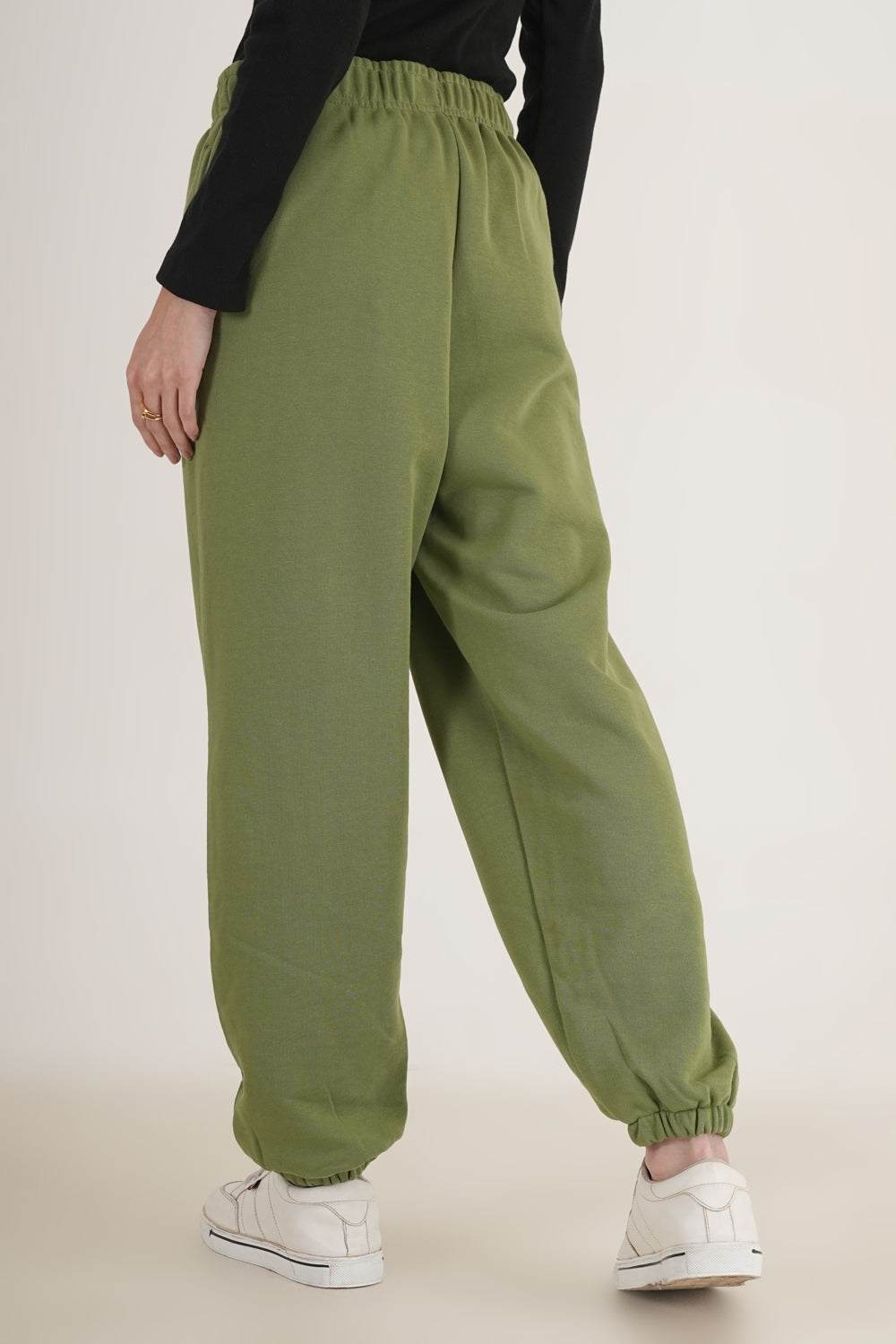 WESTERN REGULAR FIT CASUAL SOLID TRACKPANTS - extra image 2