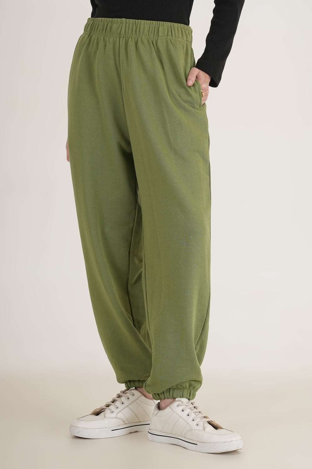 WESTERN REGULAR FIT CASUAL SOLID TRACKPANTS - extra image 5