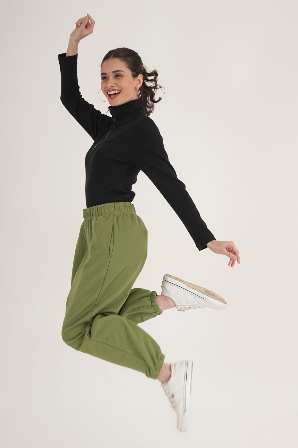 WESTERN REGULAR FIT CASUAL SOLID TRACKPANTS - extra image 3