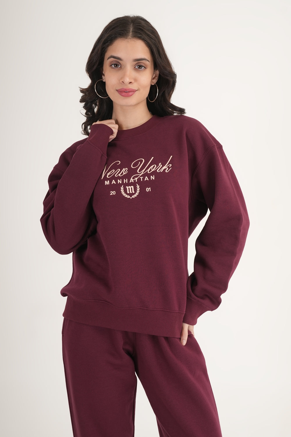 WESTERN REGULAR FIT CASUAL SOLID SWEATSHIRTS - extra image 6