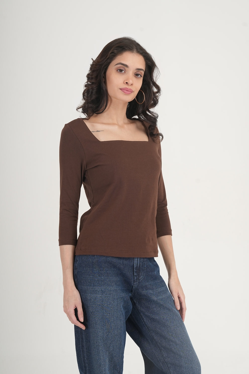 WESTERN REGULAR FIT CASUAL SOLID TOPS - extra image 5
