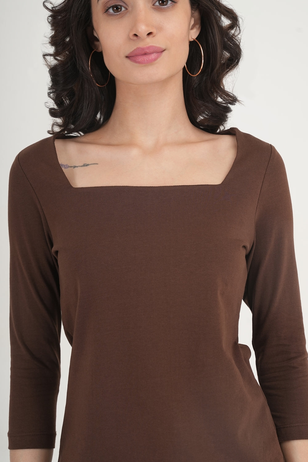 WESTERN REGULAR FIT CASUAL SOLID TOPS - extra image 4