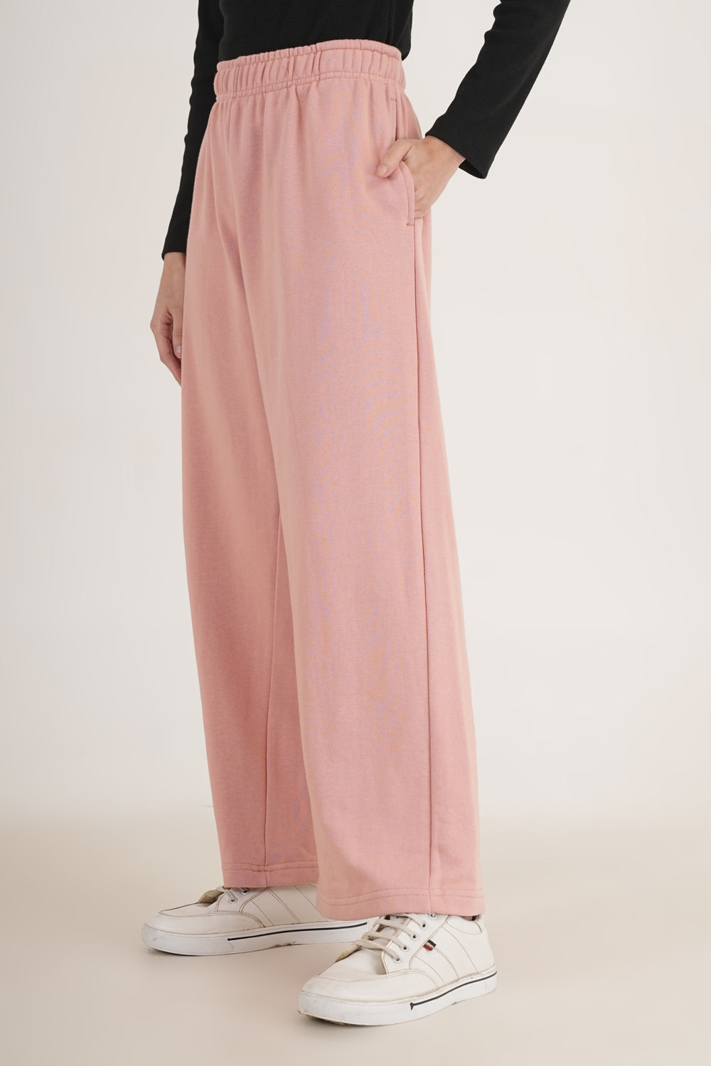 WESTERN STRAIGHT FIT CASUAL SOLID TRACKPANTS - extra image 4