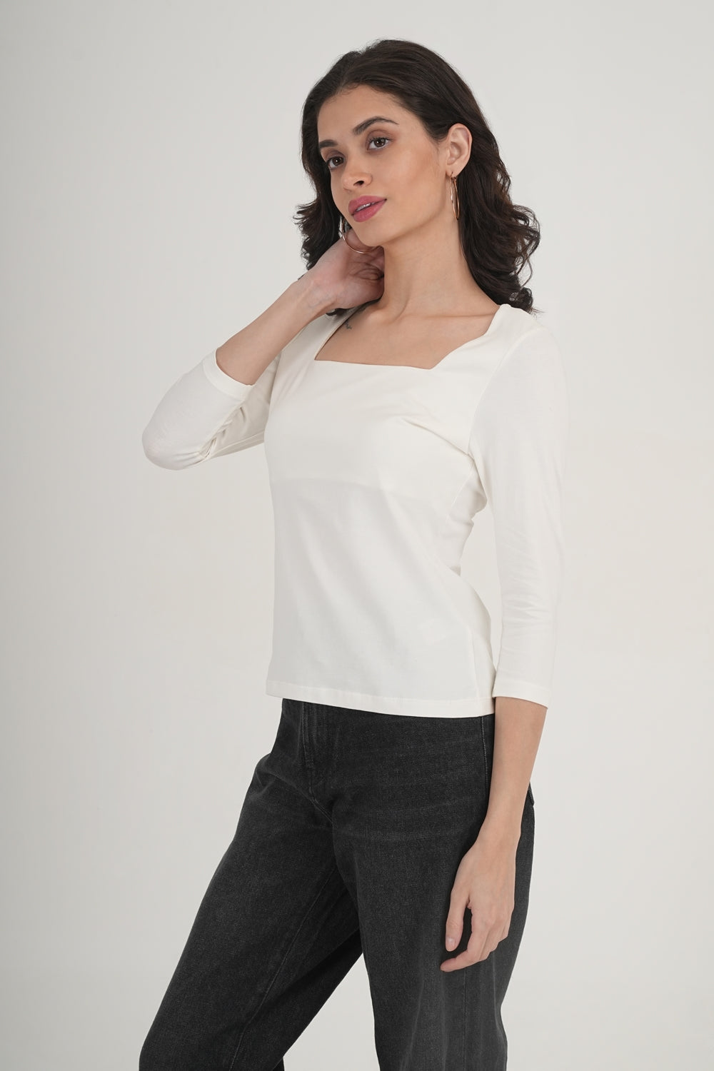 WESTERN REGULAR FIT CASUAL SOLID TOPS - extra image 5