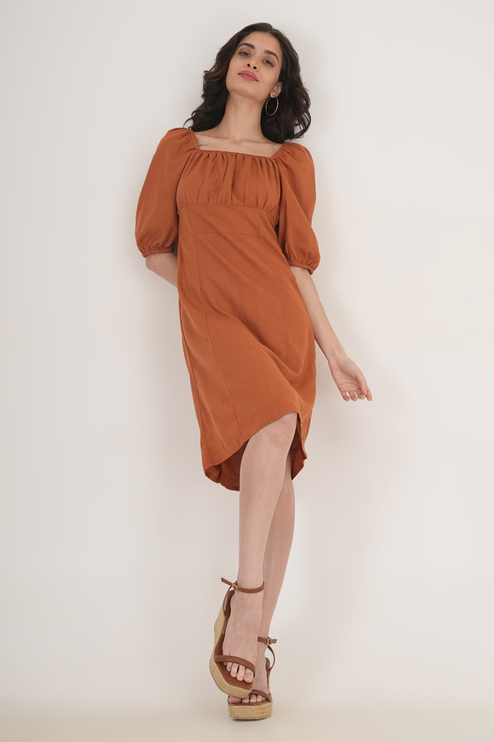 WESTERN REGULAR CASUAL SOLID DRESSES - extra image 3
