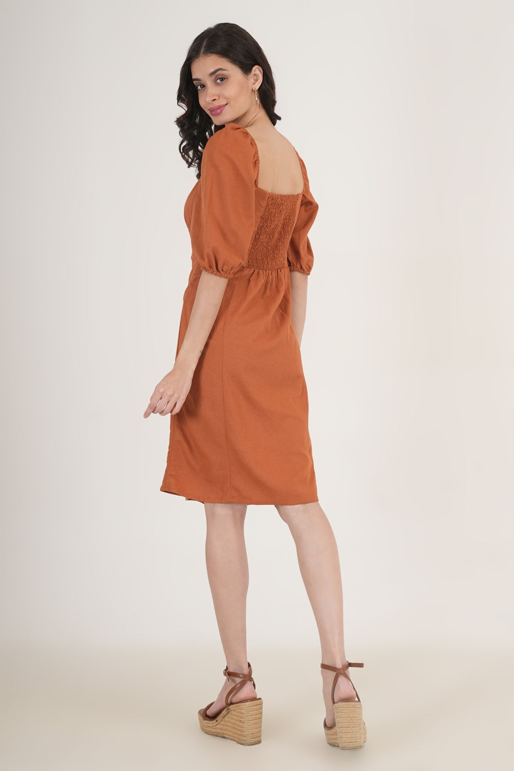 WESTERN REGULAR CASUAL SOLID DRESSES - extra image 2