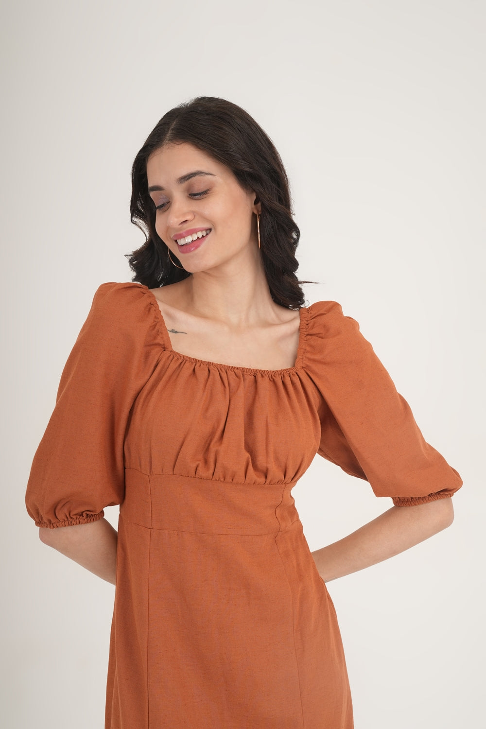 WESTERN REGULAR CASUAL SOLID DRESSES - extra image 6