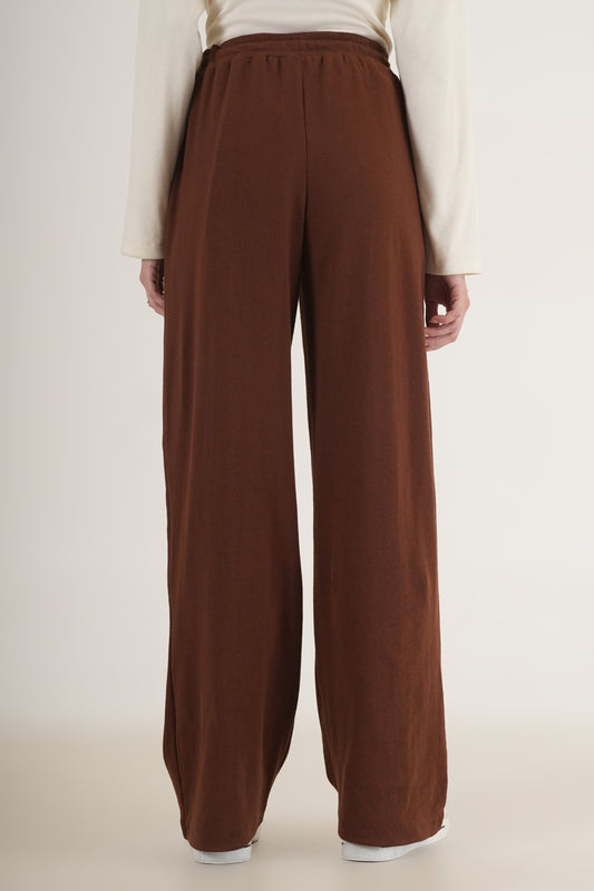 WESTERN STRAIGHT FIT CASUAL SOLID TRACKPANTS - extra image 2