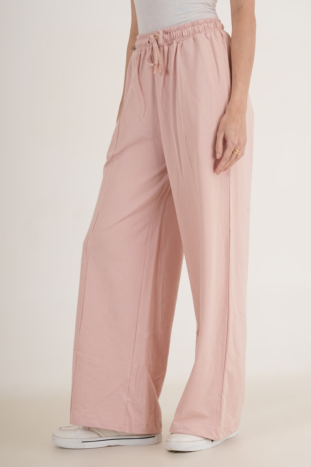 WESTERN FIT AND FLARE CASUAL SOLID TRACKPANTS - extra image 4