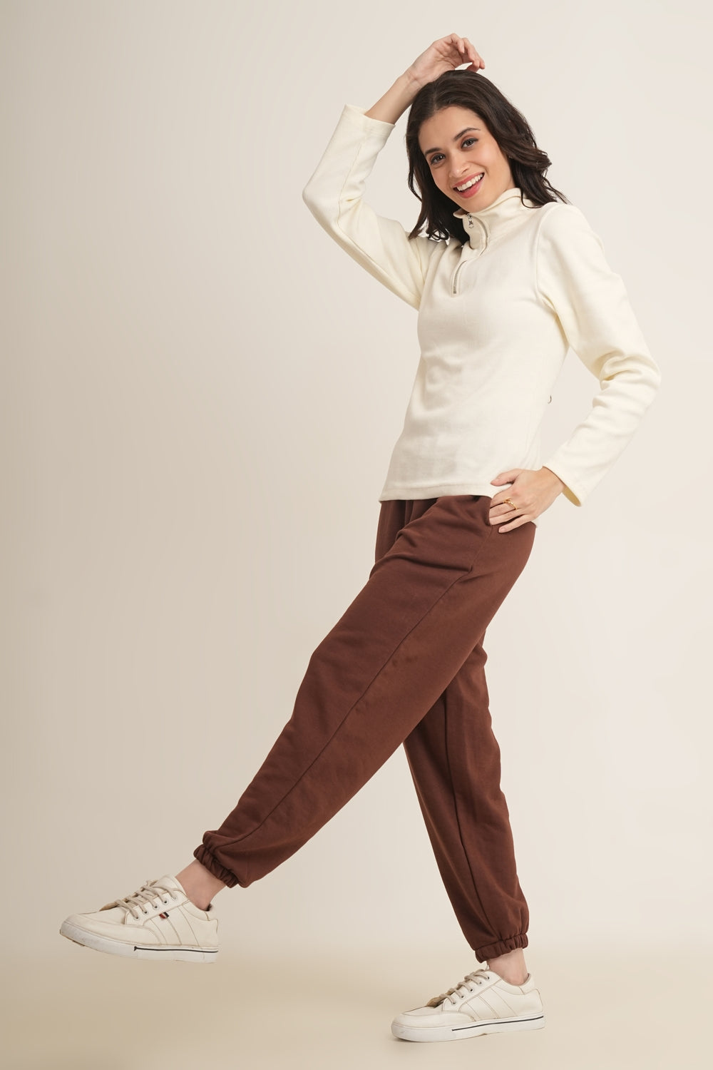 WESTERN REGULAR FIT CASUAL SOLID TRACKPANTS - extra image 3