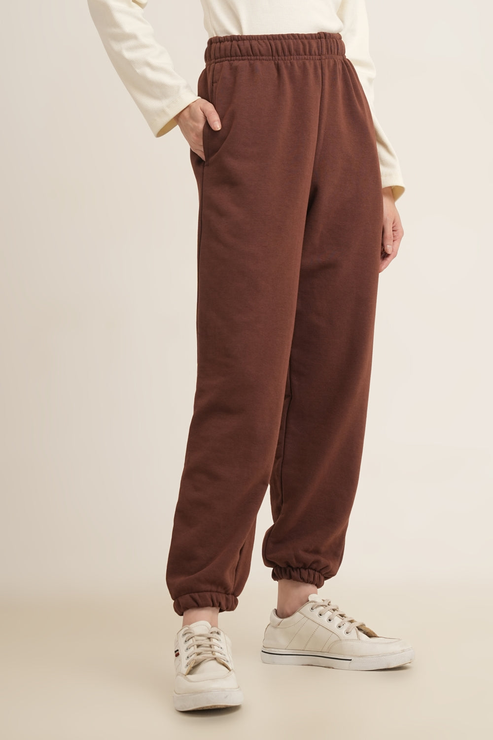 WESTERN REGULAR FIT CASUAL SOLID TRACKPANTS - extra image 5