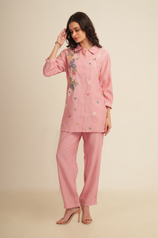 CORD SET - Baby Pink