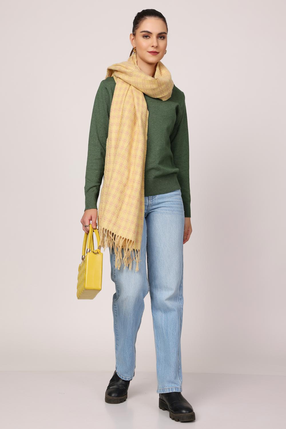 Womens Casual wear Dress - Olive