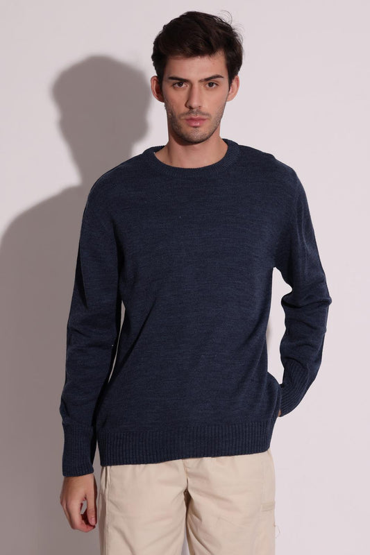 Mens Sweaters - Ink Blue