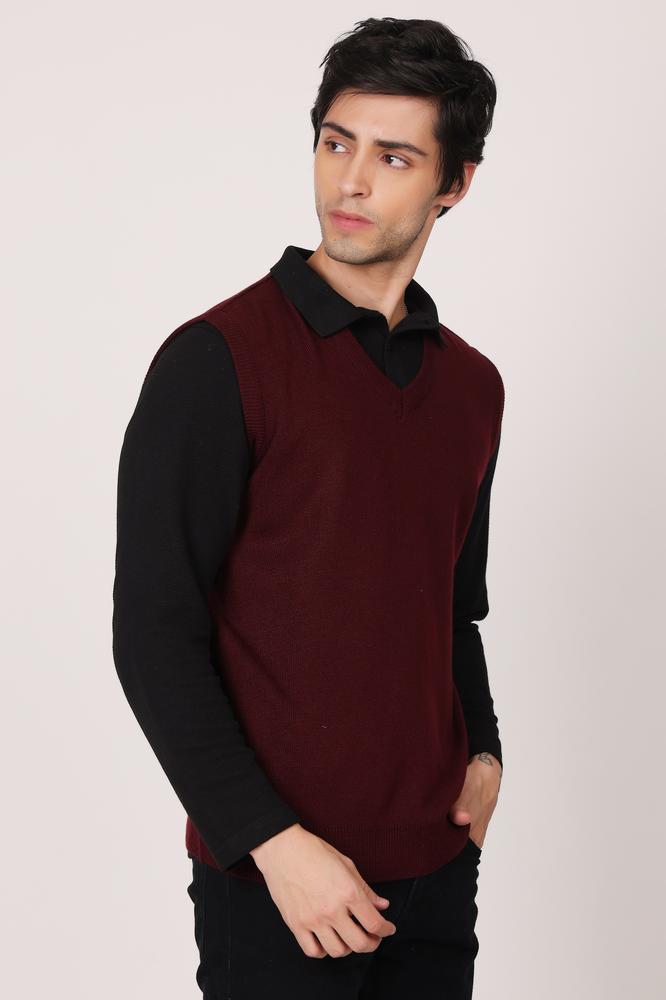 Mens Sleeveless Sweaters - extra image 3