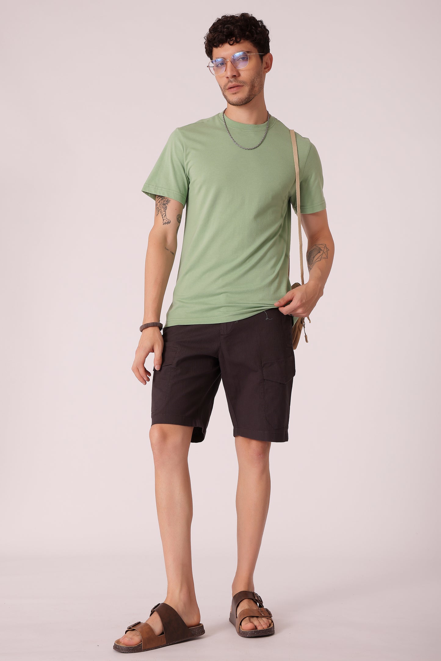 Men's Regular fit solid Tshirt - extra image 5