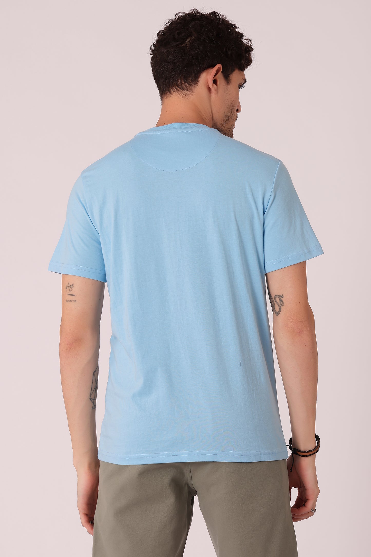 Men's Regular fit solid Tshirt - extra image 2